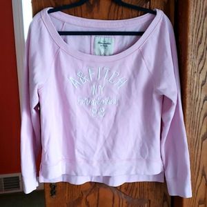 Pink Ambercrombie & Fitch sweatshirt